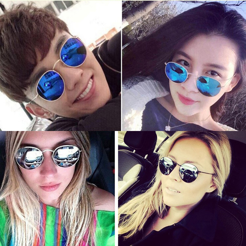 艾诺户外专营店新款太阳镜圆框复古男女偏光墨镜钓鱼驾驶开车专用眼镜女司机眼睛0