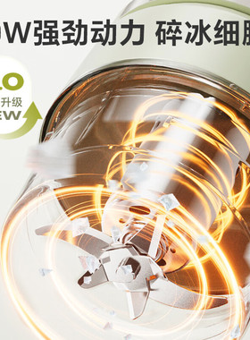 小熊榨汁机家用小型便携式