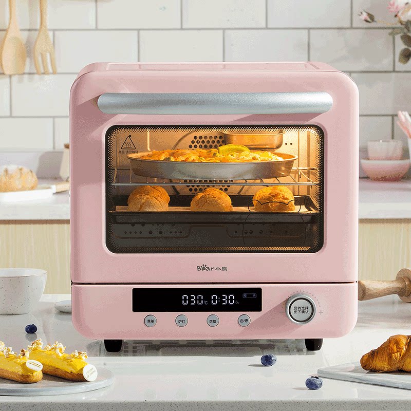 小熊家用小型多功能烘焙蛋糕电烤箱 小熊宜家宜居电烤箱