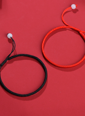 手工编织红绳手链手绳高档精致