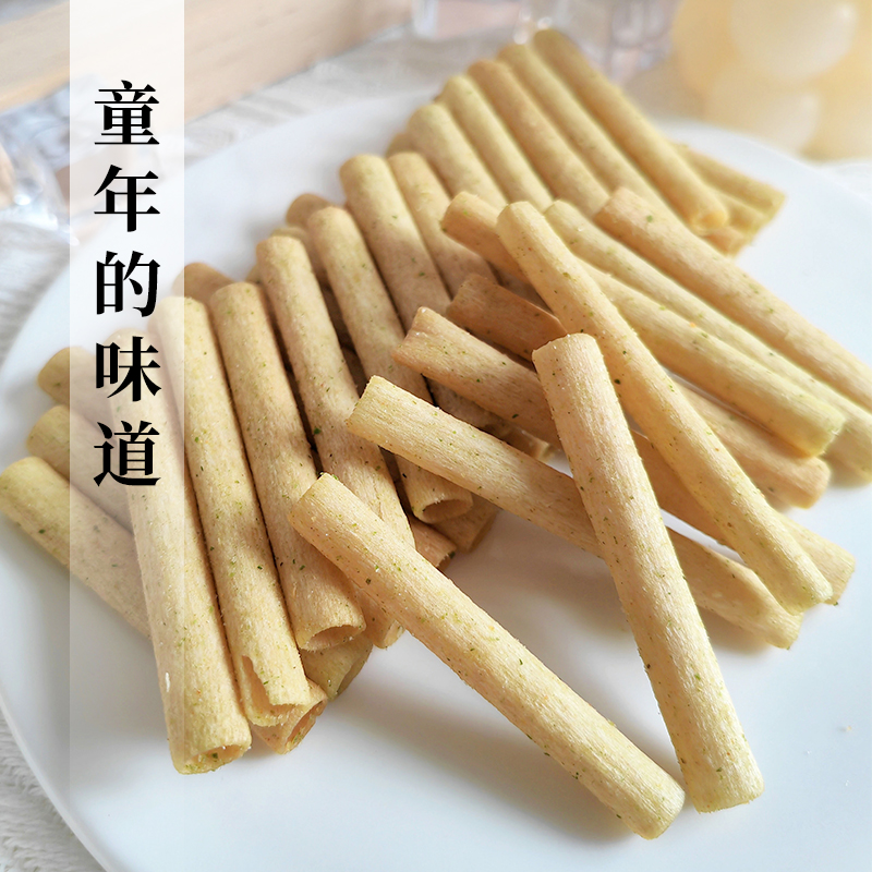 一根葱葱香味面制品膨化食品小零食80后怀旧零食包邮校园小食 - 图0