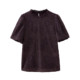 Shuiyunjian Purple Lace Shirt Puff Sleeve Top Women's Lace Collar Hollow Embroidery Short Sleeve 2026 Spring and Summer Style New