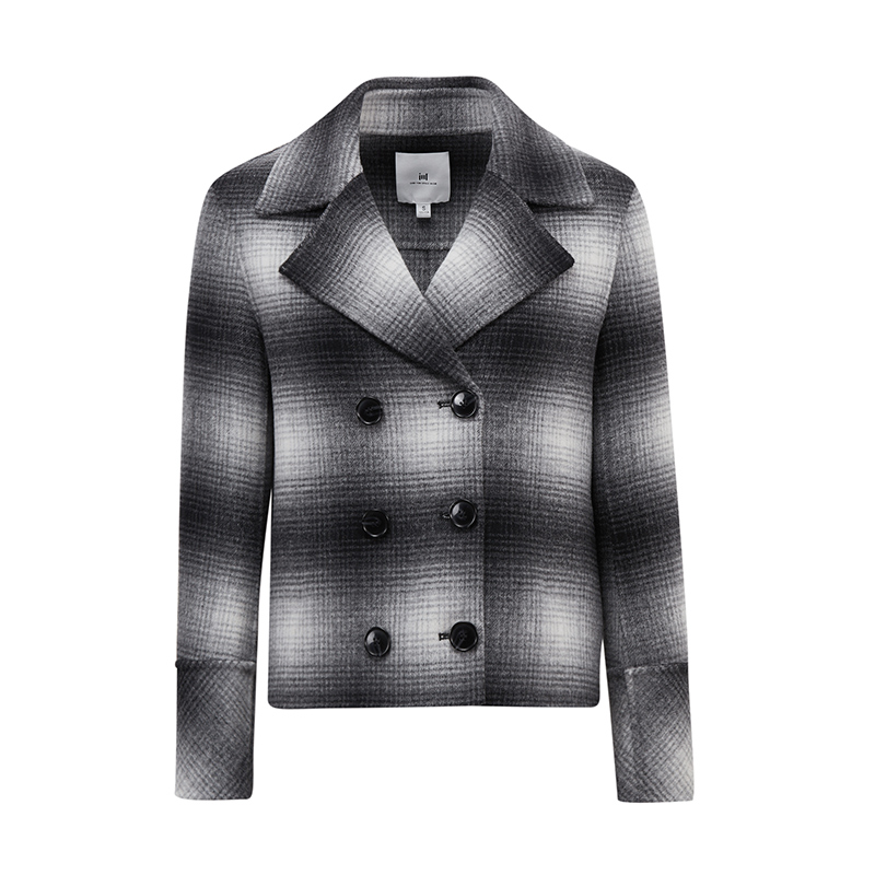 水云间羊毛双面呢外套秋冬新款宽松 sedate毛呢外套