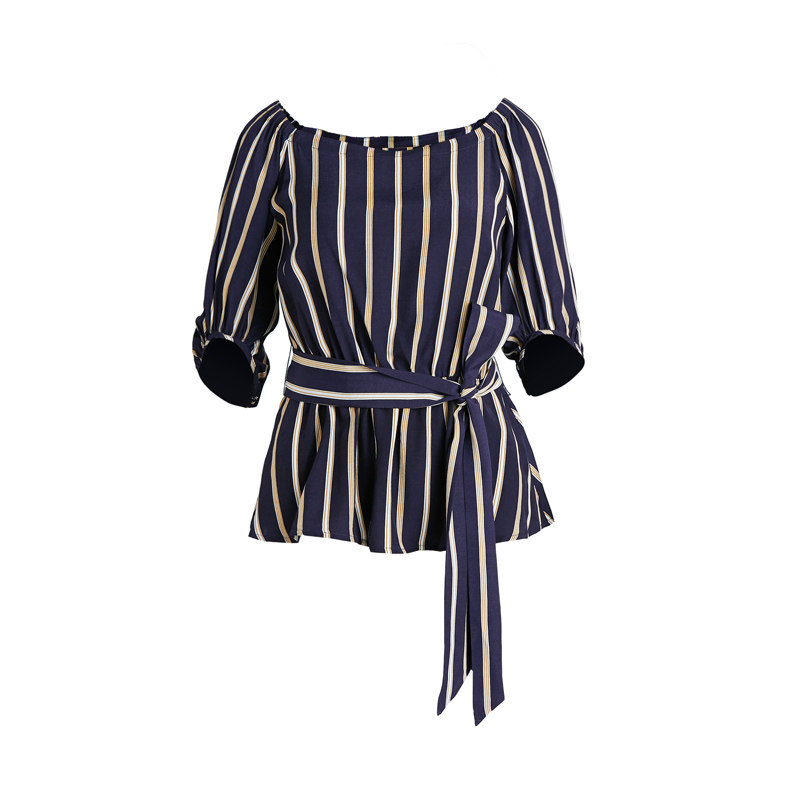 水云间雪纺设计感小众夏装新款衬衫 sedate蕾丝衫/雪纺衫