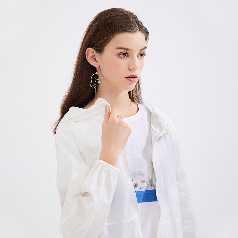 【商场同款】水云间纯色连帽2020风衣 sedate风衣