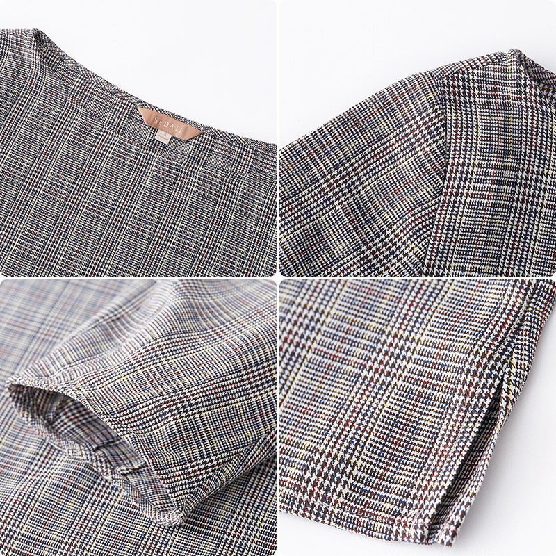 水云间彩格子2020短袖t恤 sedateT恤