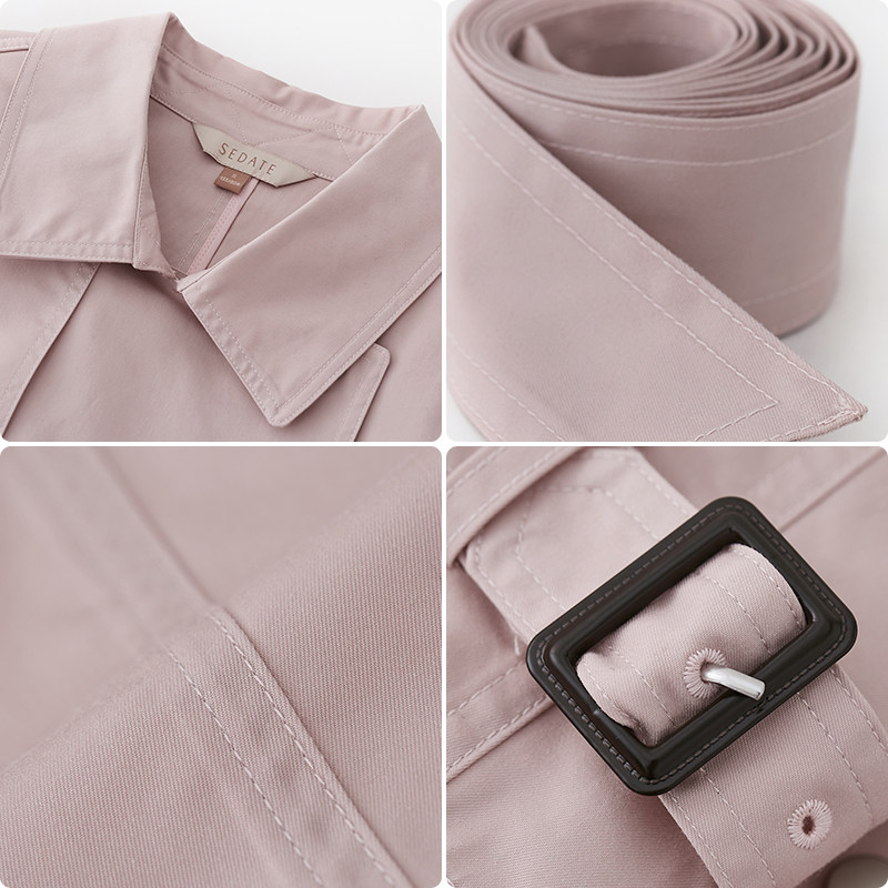 水云间单排扣宽松显瘦2020春秋风衣 sedate风衣