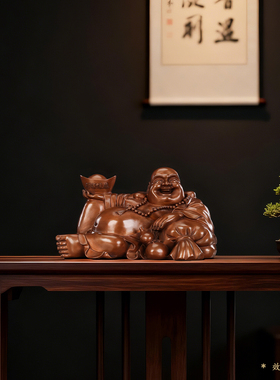 紫铜托宝招财佛办公室开业礼品