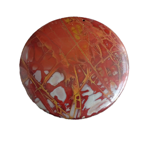 水玉冰魄天然红碧玉圆牌吊坠玛瑙毛衣链大号方牌项链实物