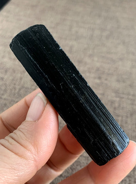 黑金碧玺吊坠绿碧玺晶柱