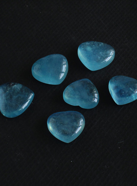 挂件项坠天然海蓝宝送绳