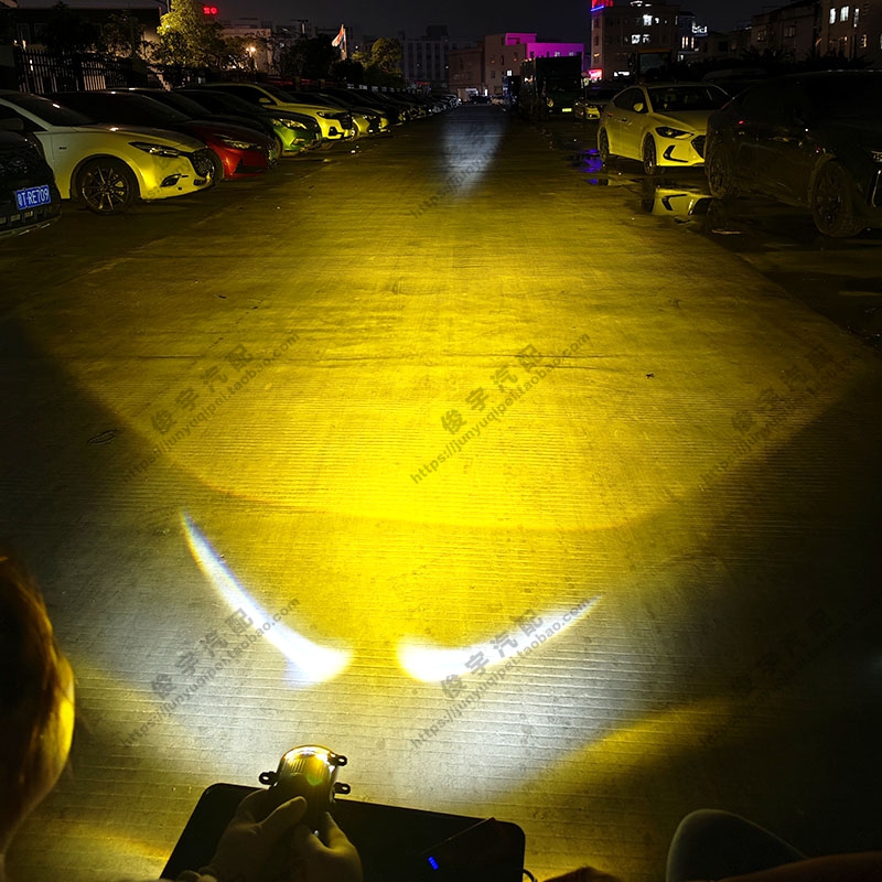 2寸双激光雾灯适用丰田赛那塞纳皇冠陆放威兰达改装LED双光透镜聚 - 图0