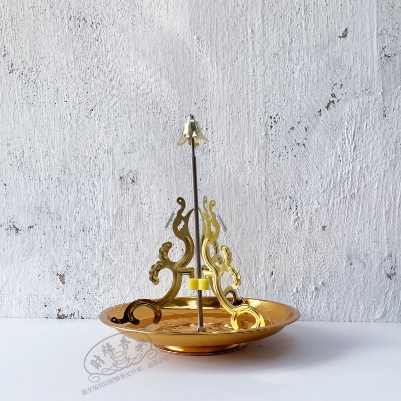 12/24小时盘香檀香支架接灰可伸缩防垂塑料卡扣款17.5cm香托盘架 - 图1