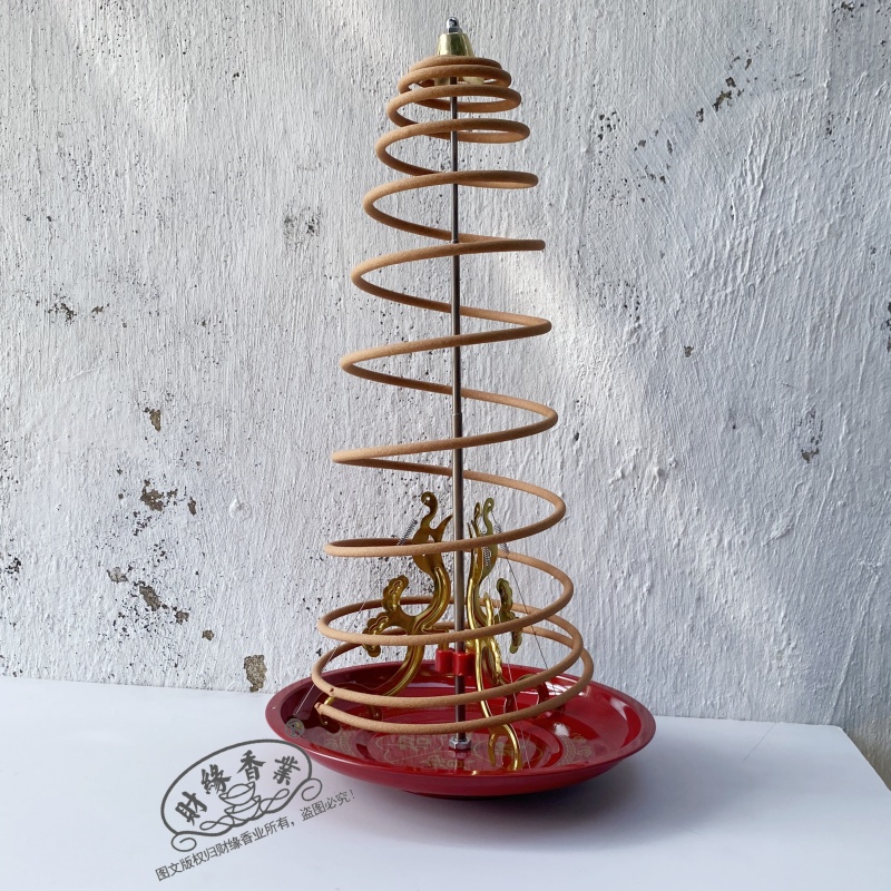 12/24小时盘香檀香支架接灰可伸缩防垂塑料卡扣款17.5cm香托盘架 - 图0