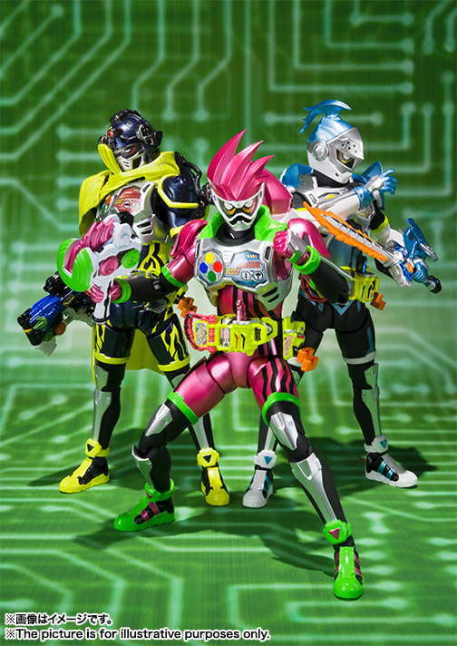 全场特价包邮假面骑士EX-AID SHF Brave Snipe玩具套装-图1