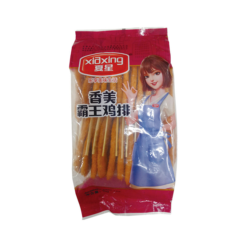 夏星霸王鸡排1kg空气炸锅半成品食材鸡扒油炸小吃摆摊烧烤店炸鸡,淘宝优惠券,粉丝福利购,淘宝优惠卷