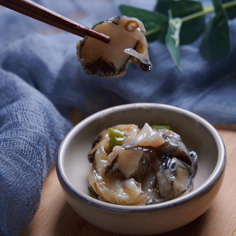 洋琪芥末海螺片即食海螺肉寿司料理日式刺身下酒菜开胃菜开袋即食 - 图2