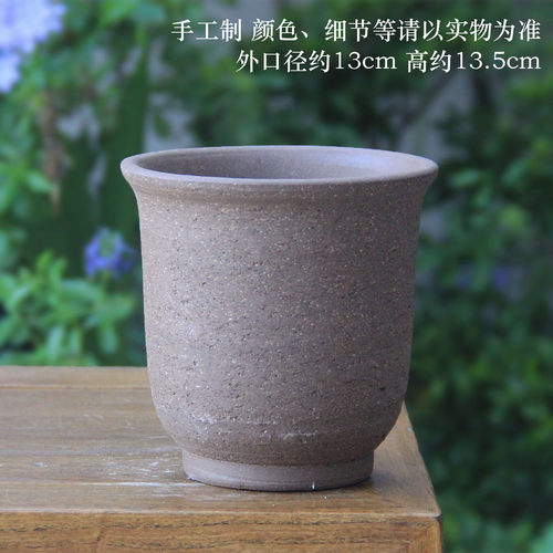 多肉花盆万象盆粗陶瓷刮痧仙人球玉露寿用老桩造型大中小号高透气 - 图2
