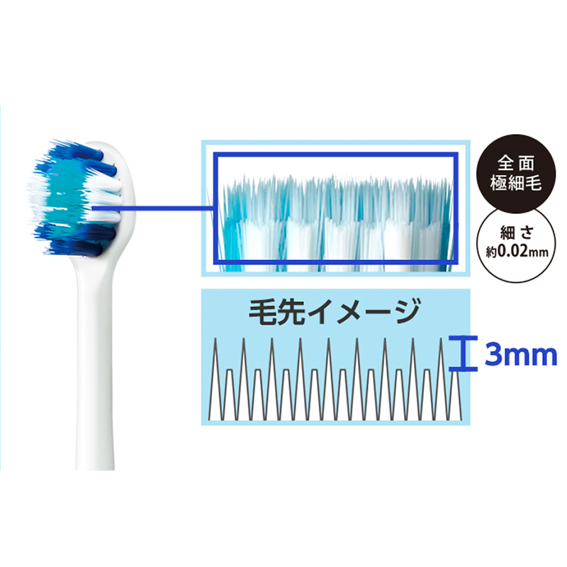 日本松下电动牙刷替换头EW0800/0801/0820/0914/0916通用刷头 - 图0