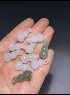 天然正品青海料宝葫芦 又寓意福禄 手机坠包挂等 带证书全国复检