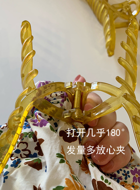 韩国大号线条发夹抓夹日韩鲨鱼夹