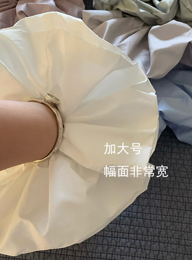 韩国进口加大号百搭纯色大肠圈