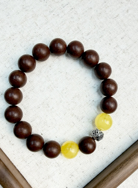 無系列｜固本培元蜜蜡手串银饰手串草本系列手串