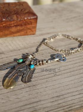 高桥吾郎羽毛民族风男女款项链