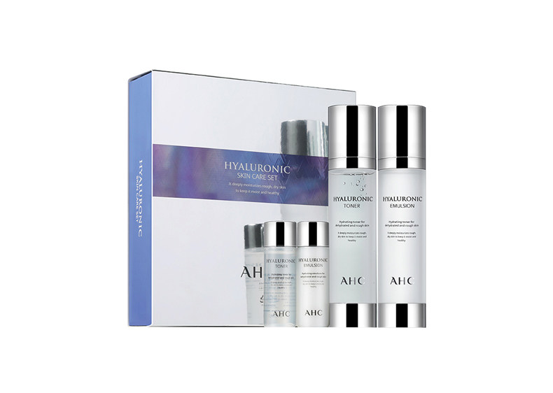 韩国ahc b5玻尿酸洁面乳水乳套装 秀颜名妆洁面