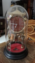 Old timepiece drama Film and TV props White Mountain card glass cover watches with normal height 37cm rare