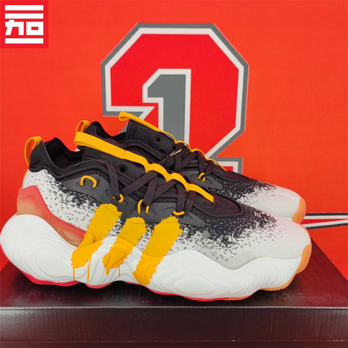 ADIDAS阿迪达斯男款Trae Young 3特雷杨实战缓震防滑篮球鞋IF9359 - 图0