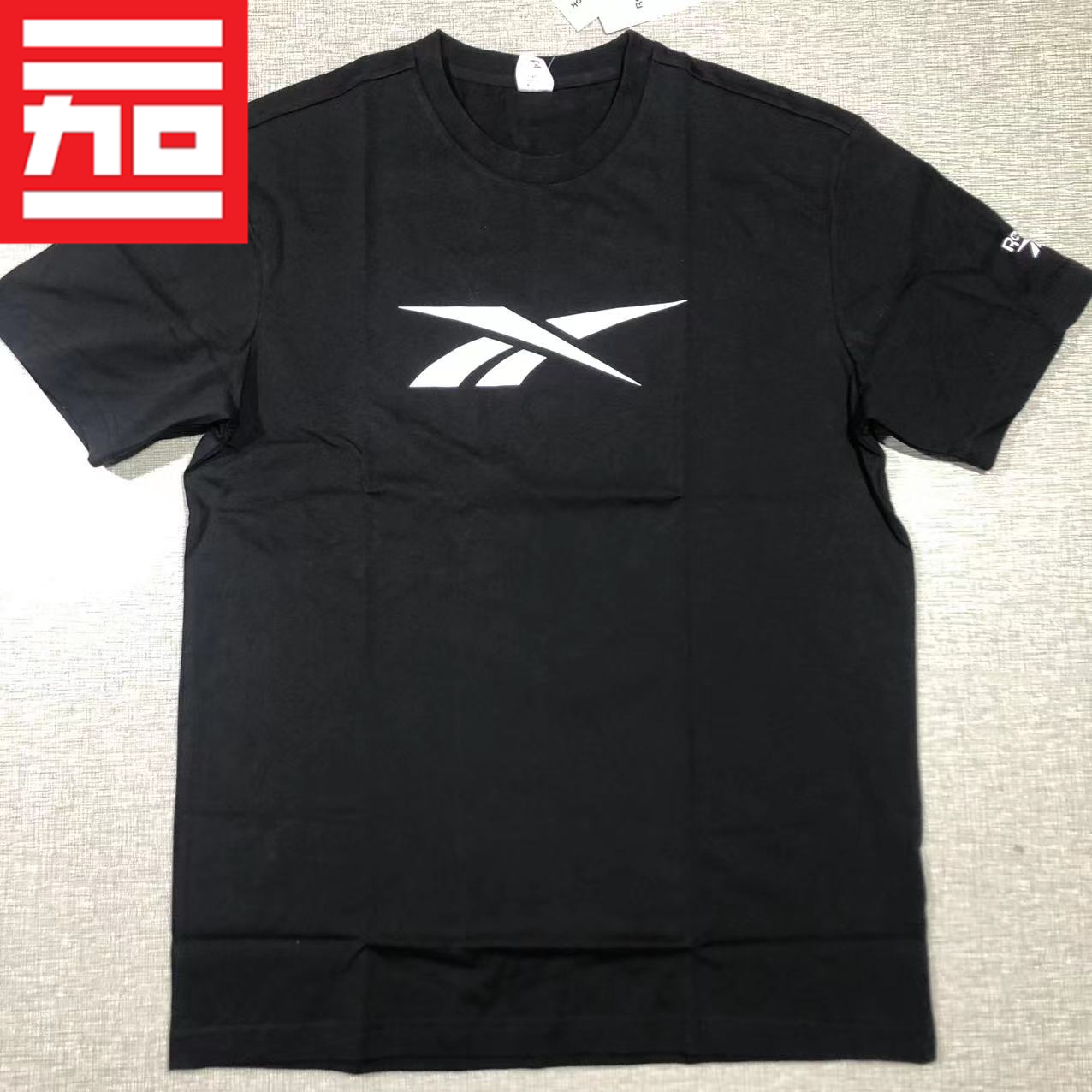 锐步Reebok大LOGO男运动休闲短袖T恤GR8479 GR8481 GR8480 GR8486 - 图1