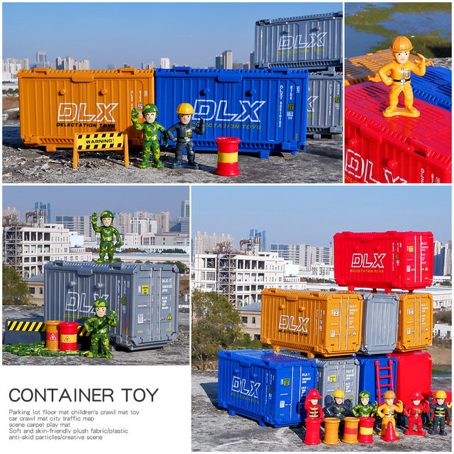 Multifunctional container toy children's small storage box