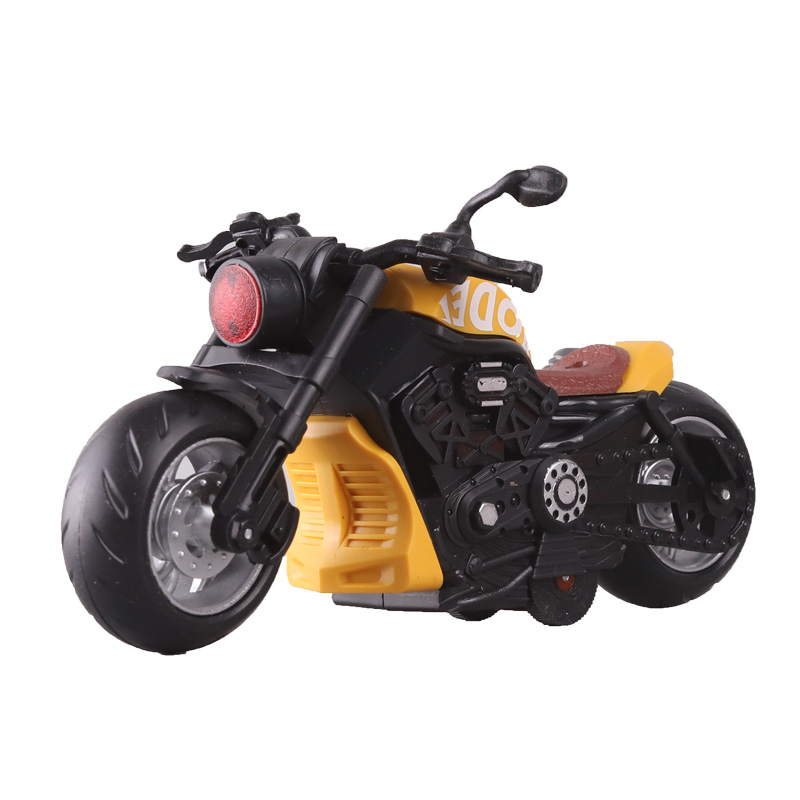 儿童惯性摩托车模型仿真哈雷玩具车仿真巡航小摩托男孩宝宝小汽车 - 图3