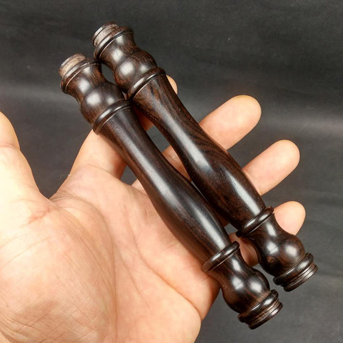 紫光檀手柄木质手柄手把套空竹杆制作配件零件大花瓶小花瓶竹节 - 图0