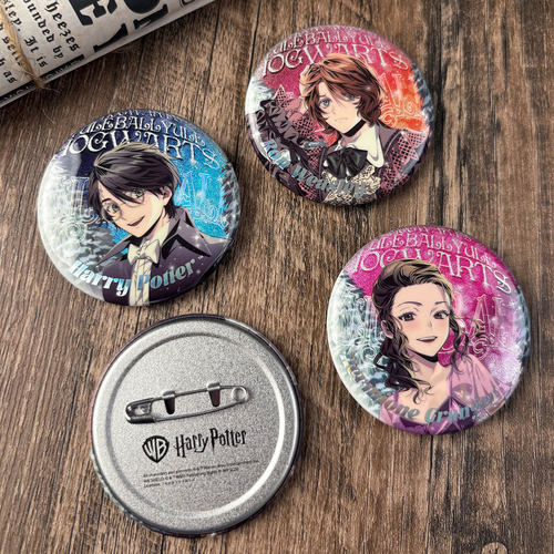 正版官谷哈利波特周边吧唧马口铁徽章旋律邀约58mm徽章胸针DM - 图2