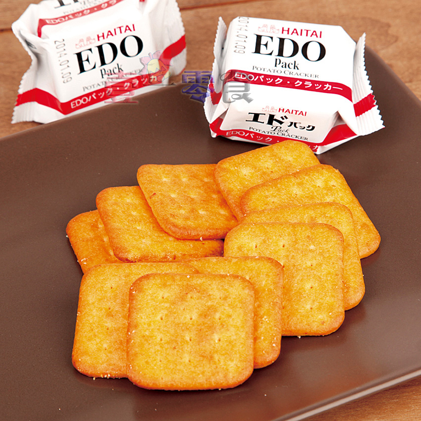 韩国苏打味饼干EDO Pack饼干进口零食芝士奶酪味/番茄/扁桃味/DHA_虎窝淘