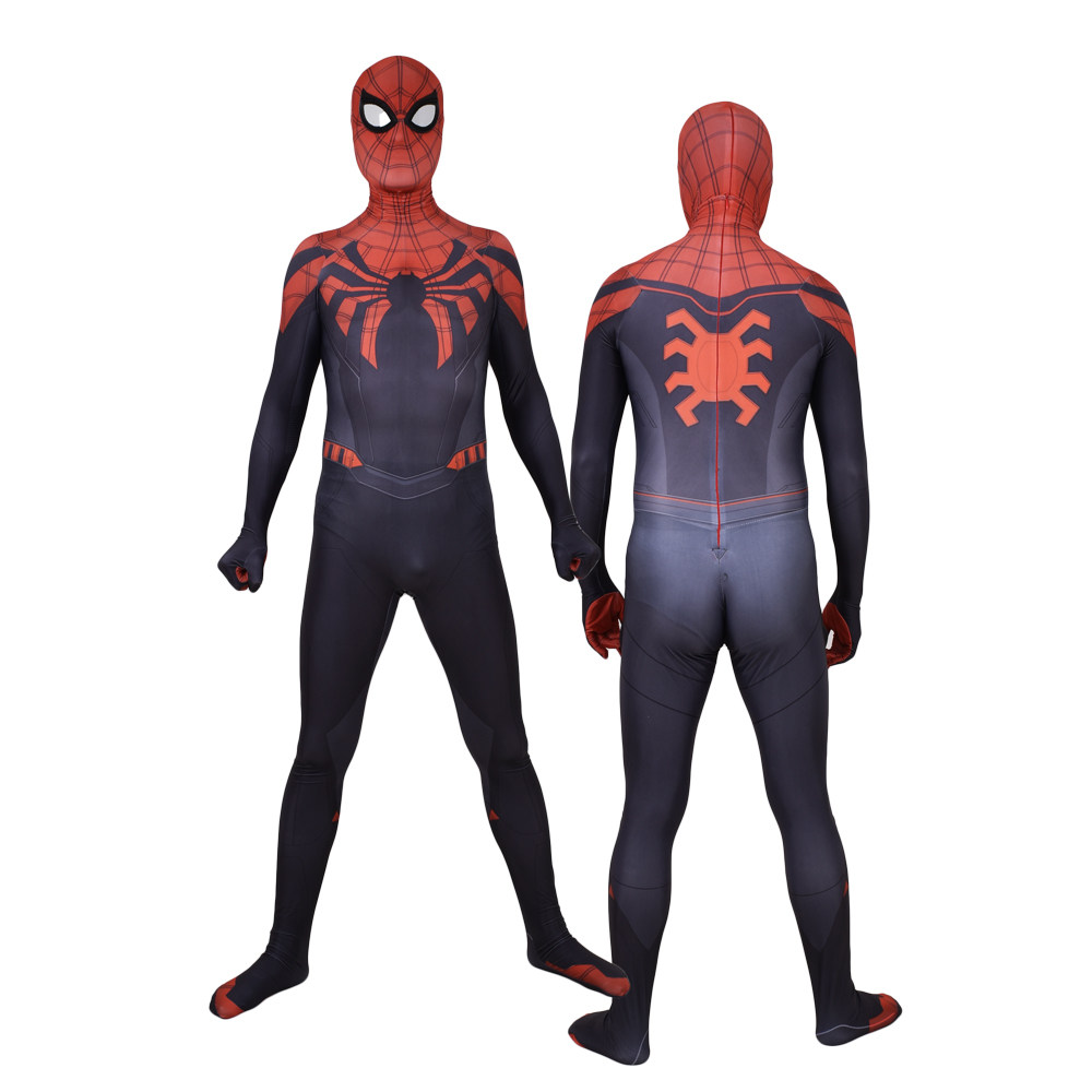 英雄联盟衣服男款超凡2蜘蛛/侠紧身衣Cosplay连体紧身衣万圣节角色扮演套装