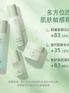 6D玻尿酸4D舒缓依克多因修护水精华乳液面霜泛红敏肌强韧泛醇套装