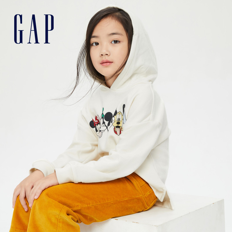 【迪士尼联名】gap女童抓绒春季卫衣 Gap卫衣/绒衫
