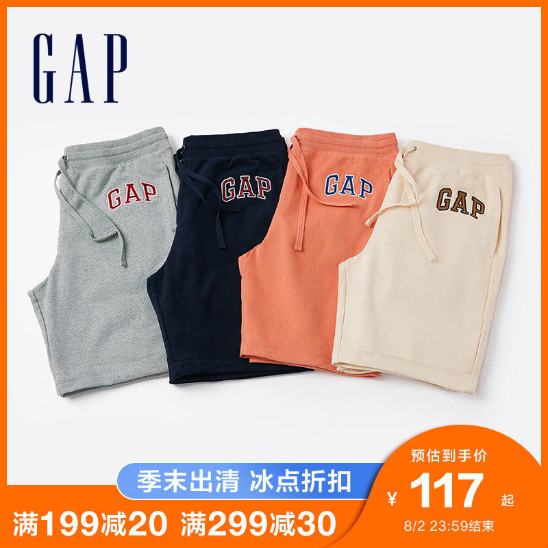 gap男装logo松紧腰休闲男宽松裤子 Gap休闲裤