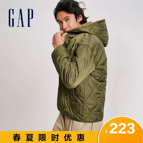 Gap, дизайнерский пуховик с капюшоном, весенняя удерживающая тепло куртка