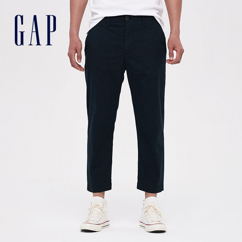 gap男装简约纯色休闲裤春长裤 Gap休闲裤