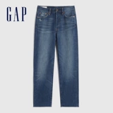 Gap Модные трендовые джинсы, хлопковые штаны, осенние, свободный прямой крой