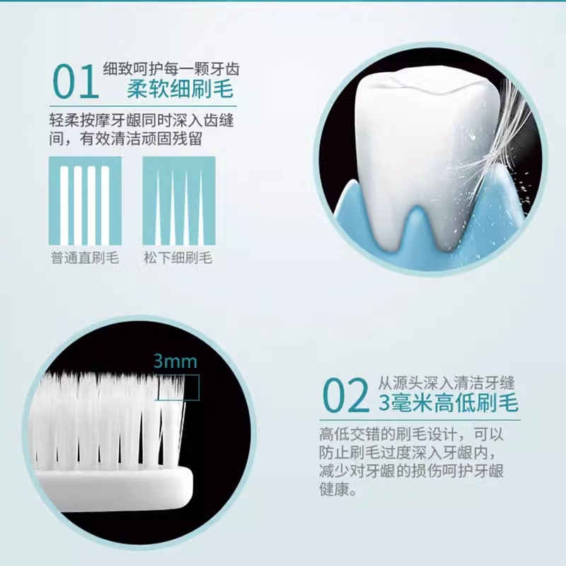 松下替换牙刷头大小两只WEW0972M适用于DM71/DM711/DM712/MDB3A - 图1
