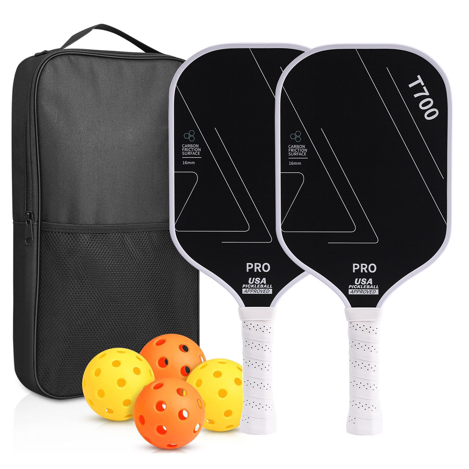T700全碳纤维磨砂匹克球拍碳素石墨蜂窝板户外运动礼品Pickleball,淘宝优惠券,粉丝福利购,淘宝优惠卷