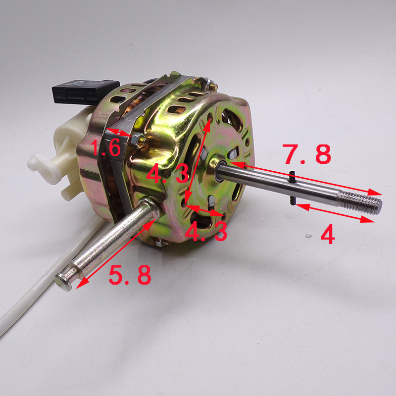 电风扇电机台扇落地扇马达通用家用电风扇配件摇头纯铜电机头 - 图0