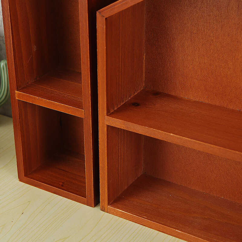 Desktop wooden doll blind box storage box