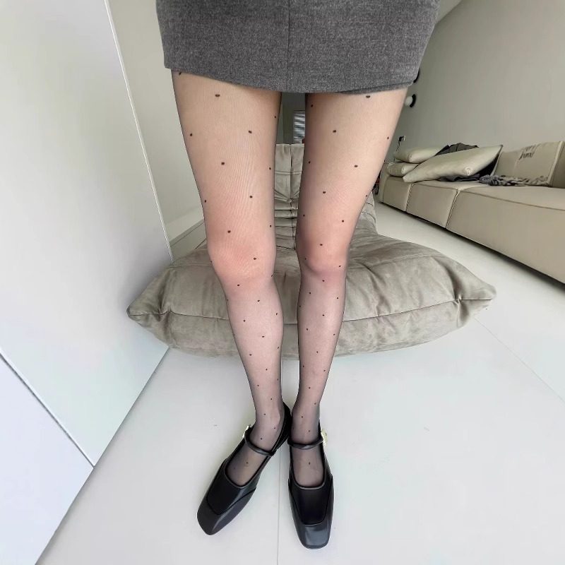 【4双装】早春0d波点爱心黑丝纯欲性感透肤裤袜打底袜doll感穿搭,淘宝优惠券,粉丝福利购,淘宝优惠卷