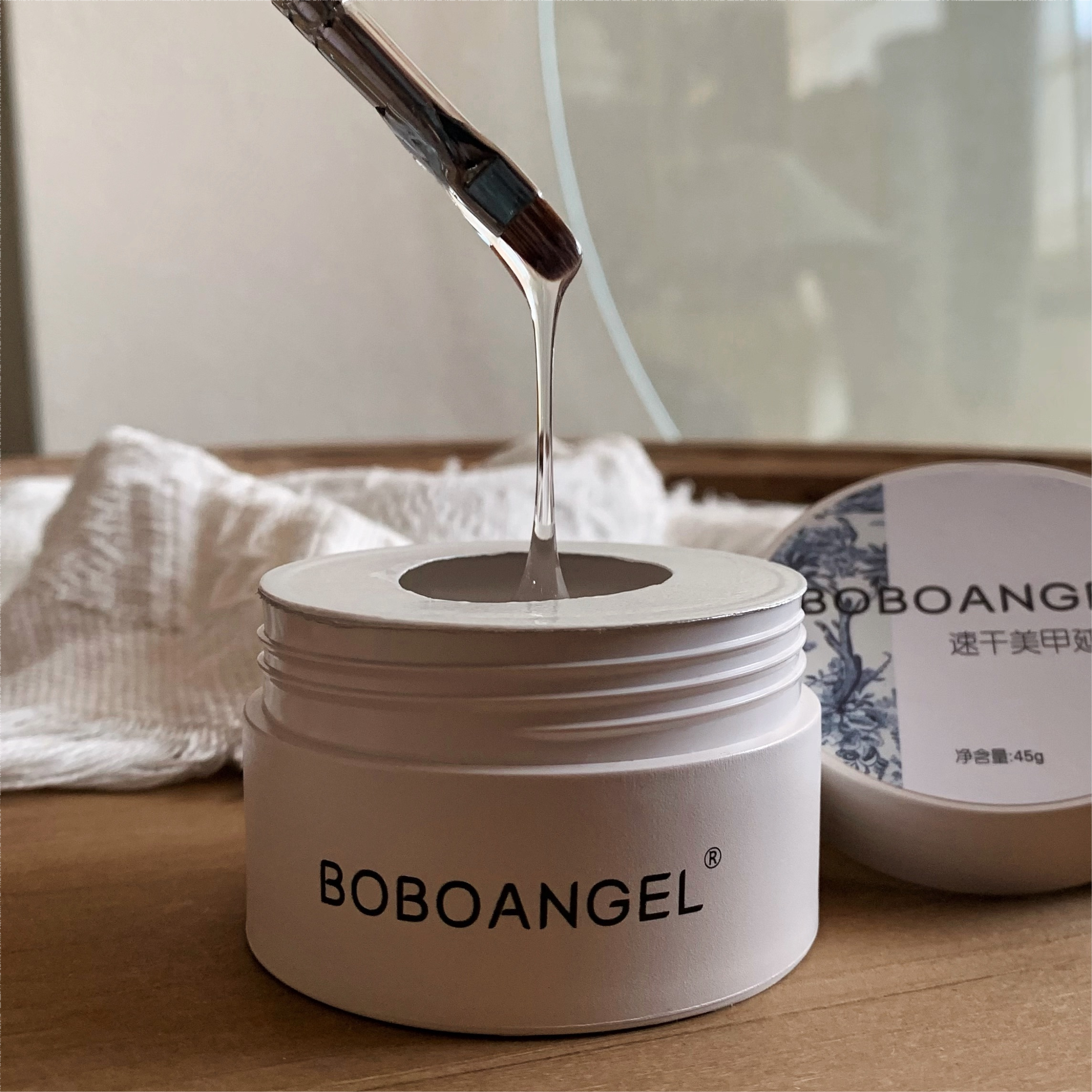 BOBOANGEL美甲速干延长胶45g甲片本甲甲托硬胶延长水光晶透[A],淘宝优惠券,粉丝福利购,淘宝优惠卷